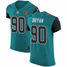 Men's Nike Jacksonville Jaguars #90 Taven Bryan Teal Green Team Color Vapor Untouchable Elite Player NFL Jersey