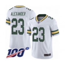 Men's Green Bay Packers #23 Jaire Alexander White Vapor Untouchable Limited Player 100th Season Football Jersey