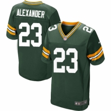 Men's Nike Green Bay Packers #23 Jaire Alexander Elite Green Team Color NFL Jersey