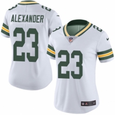 Women's Nike Green Bay Packers #23 Jaire Alexander White Vapor Untouchable Elite Player NFL Jersey