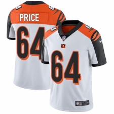 Youth Nike Cincinnati Bengals #64 Billy Price White Vapor Untouchable Elite Player NFL Jersey