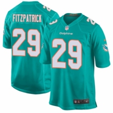 Men's Nike Miami Dolphins #29 Minkah Fitzpatrick Game Aqua Green Team Color NFL Jersey