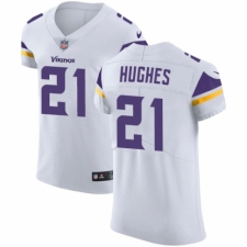 Men's Nike Minnesota Vikings #21 Mike Hughes White Vapor Untouchable Elite Player NFL Jersey