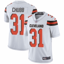 Youth Nike Cleveland Browns #31 Nick Chubb White Vapor Untouchable Elite Player NFL Jersey