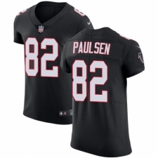 Men's Nike Atlanta Falcons #82 Logan Paulsen Black Alternate Vapor Untouchable Elite Player NFL Jersey