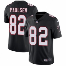 Men's Nike Atlanta Falcons #82 Logan Paulsen Black Alternate Vapor Untouchable Limited Player NFL Jersey