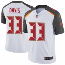 Youth Nike Tampa Bay Buccaneers #33 Carlton Davis White Vapor Untouchable Limited Player NFL Jersey