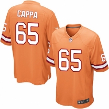 Men's Nike Tampa Bay Buccaneers #65 Alex Cappa Game Orange Glaze Alternate NFL Jersey