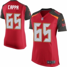 Women's Nike Tampa Bay Buccaneers #65 Alex Cappa Game Red Team Color NFL Jersey