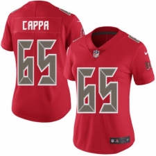 Women's Nike Tampa Bay Buccaneers #65 Alex Cappa Limited Red Rush Vapor Untouchable NFL Jersey