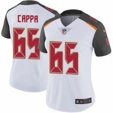 Women's Nike Tampa Bay Buccaneers #65 Alex Cappa White Vapor Untouchable Limited Player NFL Jersey