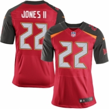 Men's Nike Tampa Bay Buccaneers #22 Ronald Jones II Elite Red Team Color NFL Jersey