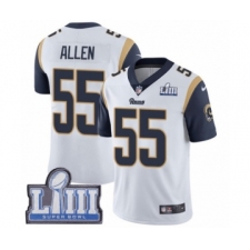 Men's Nike Los Angeles Rams #55 Brian Allen White Vapor Untouchable Limited Player Super Bowl LIII Bound NFL Jersey