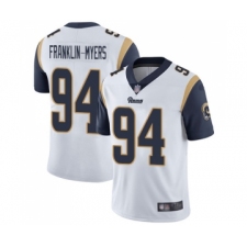 Men's Los Angeles Rams #94 John Franklin-Myers White Vapor Untouchable Limited Player Football Jersey