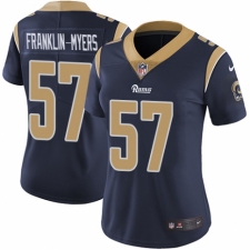 Women's Nike Los Angeles Rams #57 John Franklin-Myers Navy Blue Team Color Vapor Untouchable Elite Player NFL Jersey