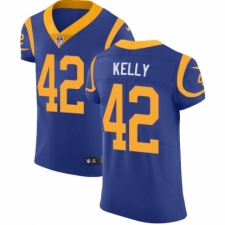 Men's Nike Los Angeles Rams #42 John Kelly Royal Blue Alternate Vapor Untouchable Elite Player NFL Jersey