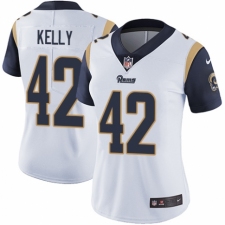 Women's Nike Los Angeles Rams #42 John Kelly White Vapor Untouchable Limited Player NFL Jersey