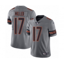 Men's Chicago Bears #17 Anthony Miller Limited Silver Inverted Legend Football Jersey