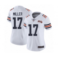 Women's Chicago Bears #17 Anthony Miller White 100th Season Limited Football Jersey