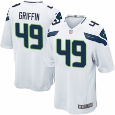 Men's Nike Seattle Seahawks #49 Shaquem Griffin Game White NFL Jersey
