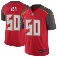 Men's Nike Tampa Bay Buccaneers #50 Vita Vea Red Team Color Vapor Untouchable Limited Player NFL Jersey