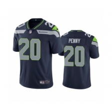 Men's Seattle Seahawks #20 Rashaad Penny Navy Vapor Untouchable Limited Stitched Jersey
