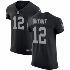 Men's Nike Oakland Raiders #12 Martavis Bryant Black Team Color Vapor Untouchable Elite Player NFL Jersey