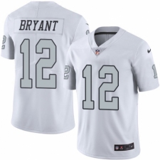 Men's Nike Oakland Raiders #12 Martavis Bryant Elite White Rush Vapor Untouchable NFL Jersey