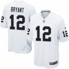 Men's Nike Oakland Raiders #12 Martavis Bryant Game White NFL Jersey