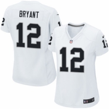 Women's Nike Oakland Raiders #12 Martavis Bryant Game White NFL Jersey