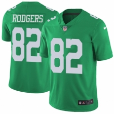 Men's Nike Philadelphia Eagles #82 Richard Rodgers Limited Green Rush Vapor Untouchable NFL Jersey