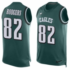 Men's Nike Philadelphia Eagles #82 Richard Rodgers Limited Midnight Green Player Name & Number Tank Top NFL Jersey