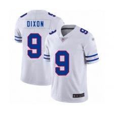 Men's New York Giants #9 Riley Dixon White Team Logo Fashion Limited Football Jersey
