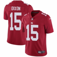 Men's Nike New York Giants #15 Riley Dixon Red Alternate Vapor Untouchable Limited Player NFL Jersey