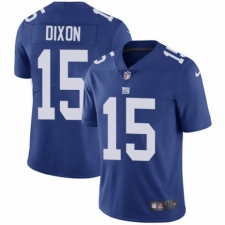 Men's Nike New York Giants #15 Riley Dixon Royal Blue Team Color Vapor Untouchable Limited Player NFL Jersey