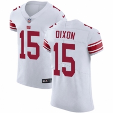 Men's Nike New York Giants #15 Riley Dixon White Vapor Untouchable Elite Player NFL Jersey
