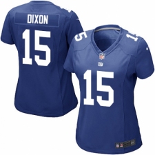 Women's Nike New York Giants #15 Riley Dixon Game Royal Blue Team Color NFL Jersey