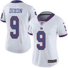 Women's Nike New York Giants #9 Riley Dixon Limited White Rush Vapor Untouchable NFL Jersey