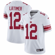 Youth Nike New York Giants #12 Cody Latimer White Vapor Untouchable Elite Player NFL Jersey