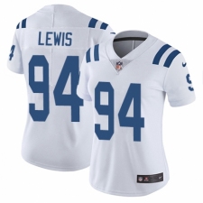 Women's Nike Indianapolis Colts #94 Tyquan Lewis White Vapor Untouchable Elite Player NFL Jersey