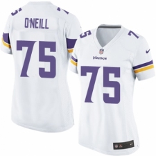 Women's Nike Minnesota Vikings #75 Brian O'Neill Game White NFL Jersey