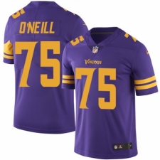 Youth Nike Minnesota Vikings #75 Brian O'Neill Limited Purple Rush Vapor Untouchable NFL Jersey