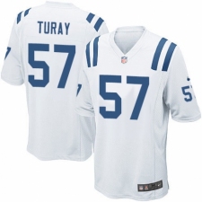 Men's Nike Indianapolis Colts #57 Kemoko Turay Game White NFL Jersey