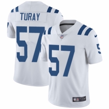 Men's Nike Indianapolis Colts #57 Kemoko Turay White Vapor Untouchable Limited Player NFL Jersey