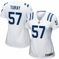 Women's Nike Indianapolis Colts #57 Kemoko Turay Game White NFL Jersey