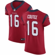 Men's Nike Houston Texans #16 Keke Coutee Red Alternate Vapor Untouchable Elite Player NFL Jersey