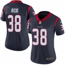 Women's Nike Houston Texans #38 Justin Reid Navy Blue Team Color Vapor Untouchable Elite Player NFL Jersey