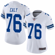 Women's Nike Dallas Cowboys #76 Kony Ealy White Vapor Untouchable Elite Player NFL Jersey