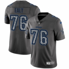 Youth Nike Dallas Cowboys #76 Kony Ealy Gray Static Vapor Untouchable Limited NFL Jersey