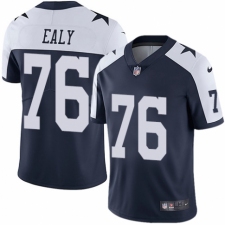 Youth Nike Dallas Cowboys #76 Kony Ealy Navy Blue Throwback Alternate Vapor Untouchable Limited Player NFL Jersey